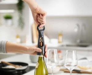 Kitchen Utensils & Gadgets-Joseph Joseph BarStar 3-in-1 Corkscrew Gray