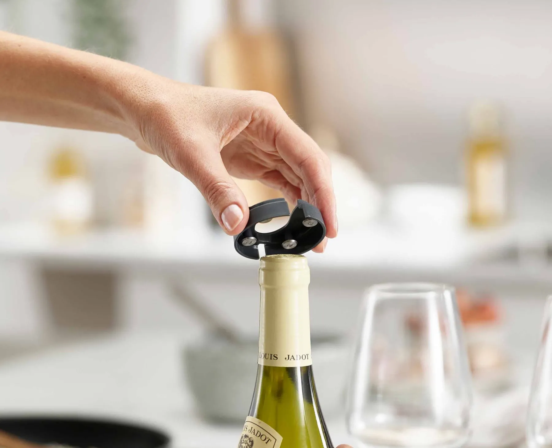 Kitchen Utensils & Gadgets-Joseph Joseph BarStar 3-in-1 Corkscrew Gray