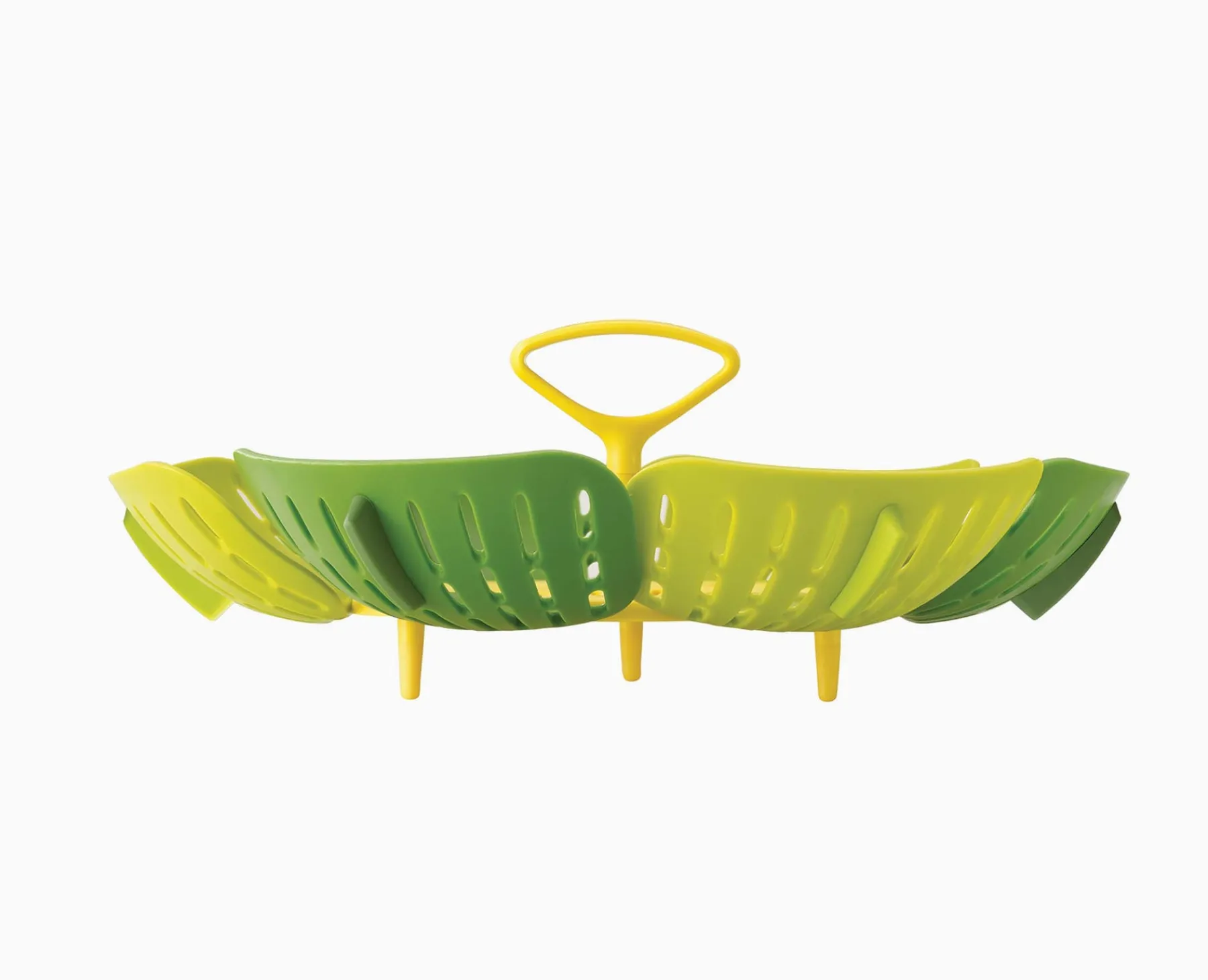 Kitchen Utensils & Gadgets-Joseph Joseph Bloom™ Folding Steamer Basket Green