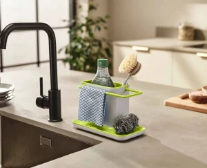 Sink Caddies & Accessories-Joseph Joseph Caddy™ Kitchen Sink Organiser Green