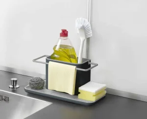 Sink Caddies & Accessories-Joseph Joseph Caddy™ Large Kitchen Sink Tidy Gray