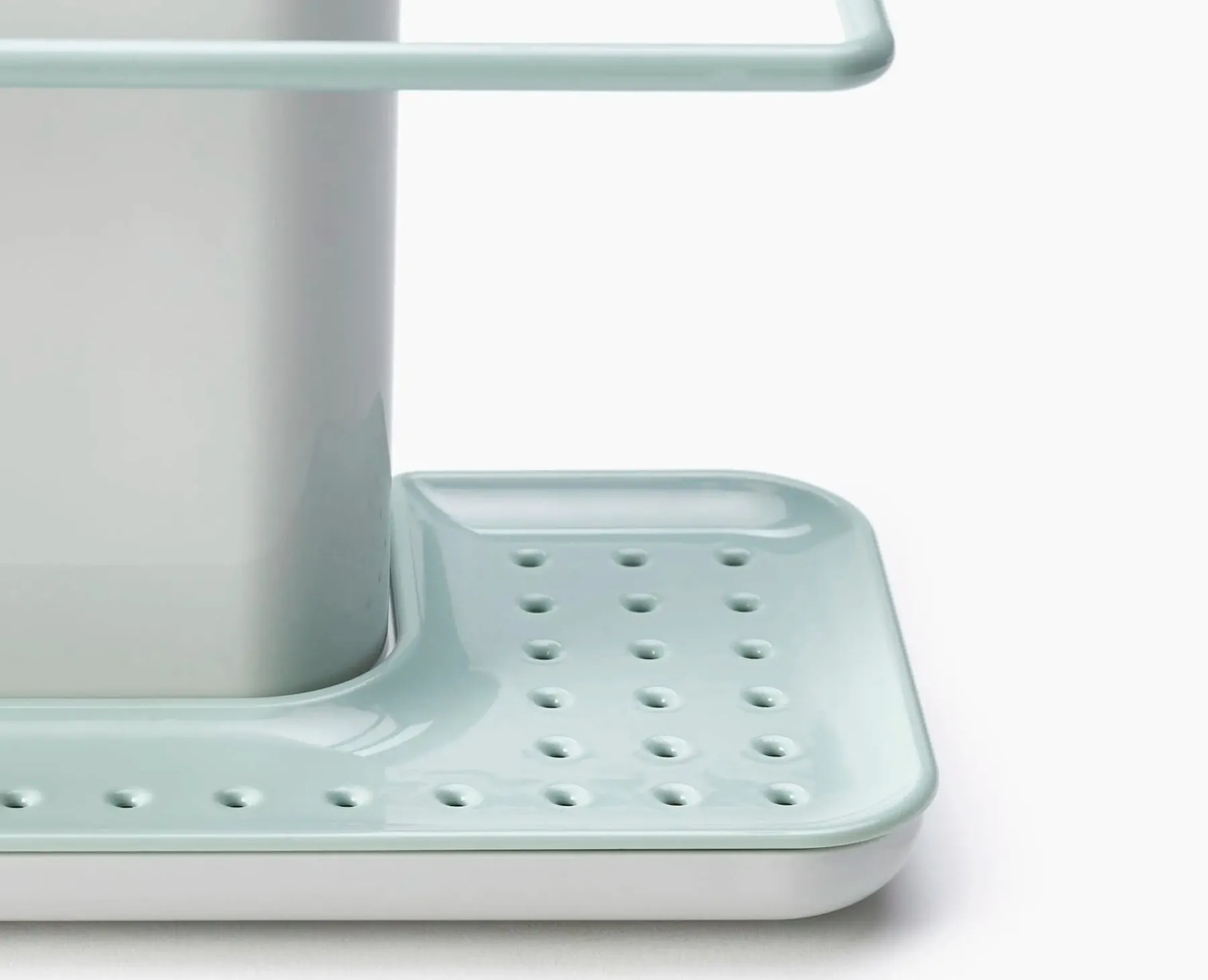 Sink Caddies & Accessories-Joseph Joseph Caddy™ Stone Green Kitchen Sink Organiser Stone/Green
