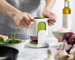 Kitchen Utensils & Gadgets-Joseph Joseph ChopCup™ Vegetable Chopper White