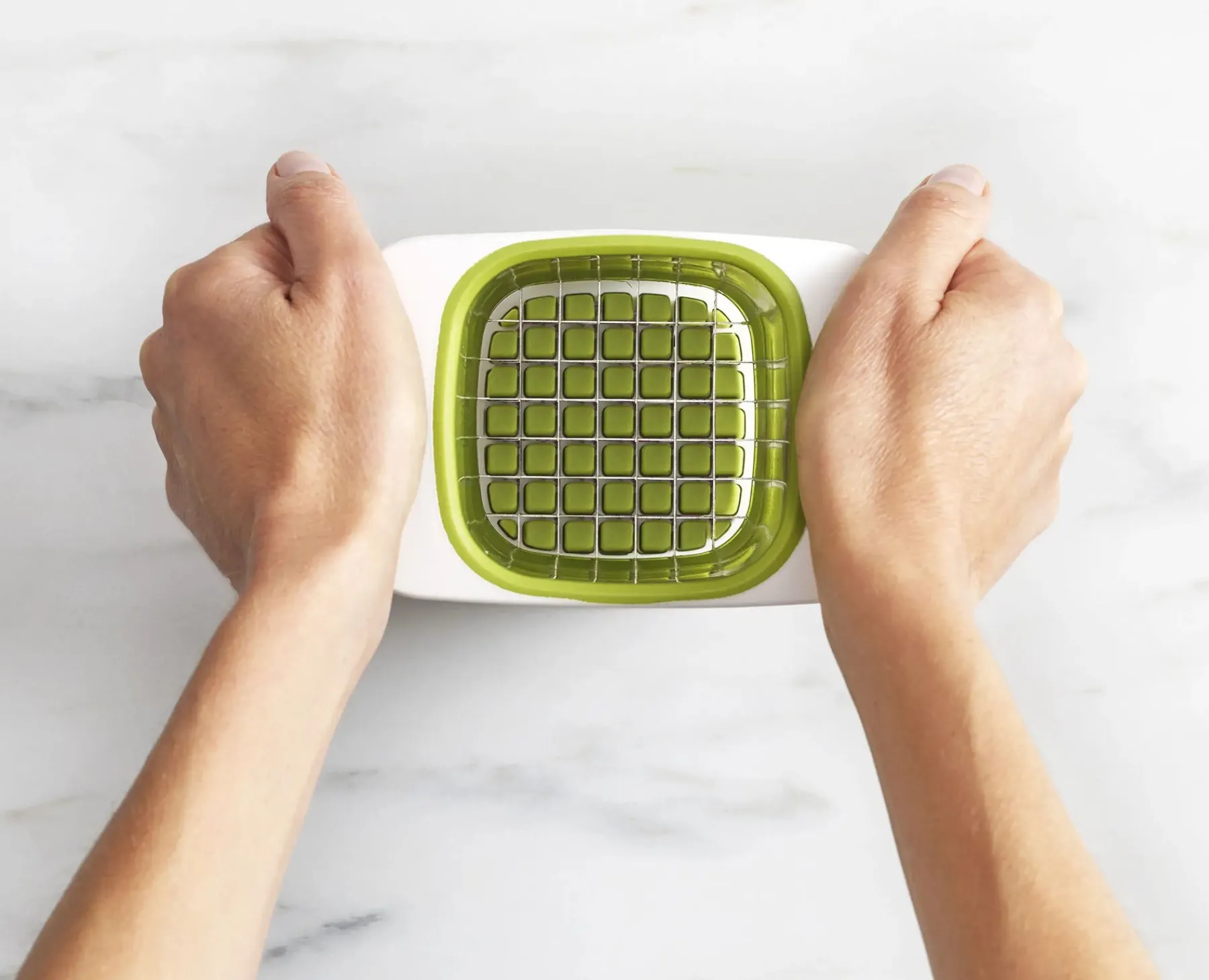 Kitchen Utensils & Gadgets-Joseph Joseph ChopCup™ Vegetable Chopper White