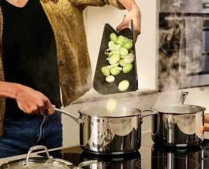 Cutting Boards & Sets-Joseph Joseph Chop2Pot™ Plus Folding Cutting Board Black
