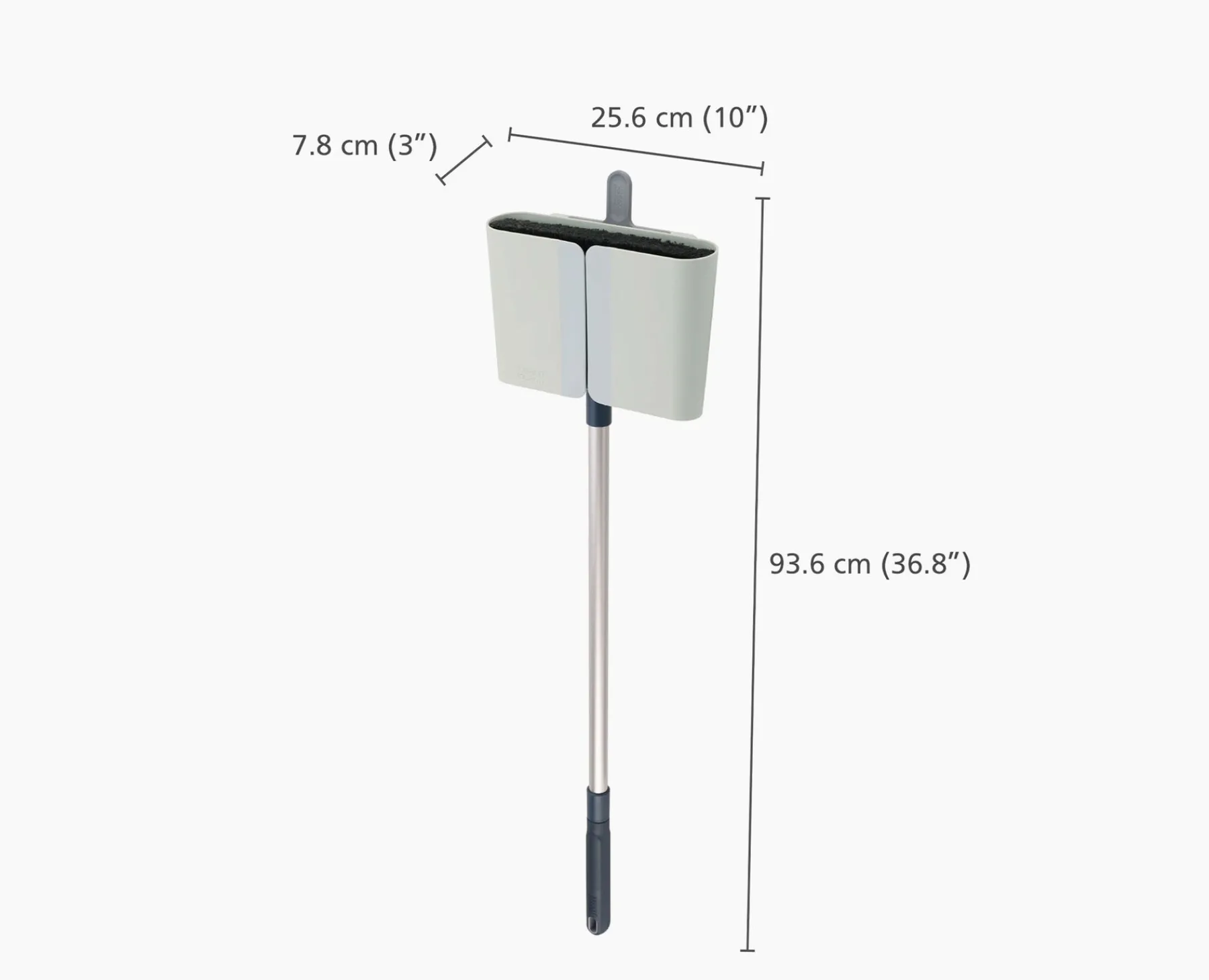Dustpans, Brushes & Brooms-Joseph Joseph CleanStore Wall-mounted Broom Blue