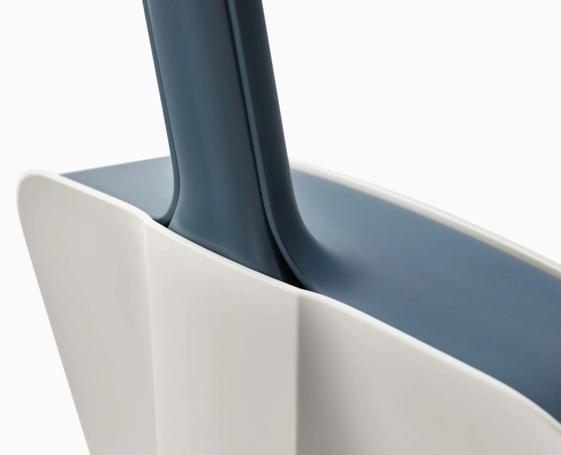 Dustpans, Brushes & Brooms-Joseph Joseph CleanStore Wall-mounted Dustpan & Brush Blue
