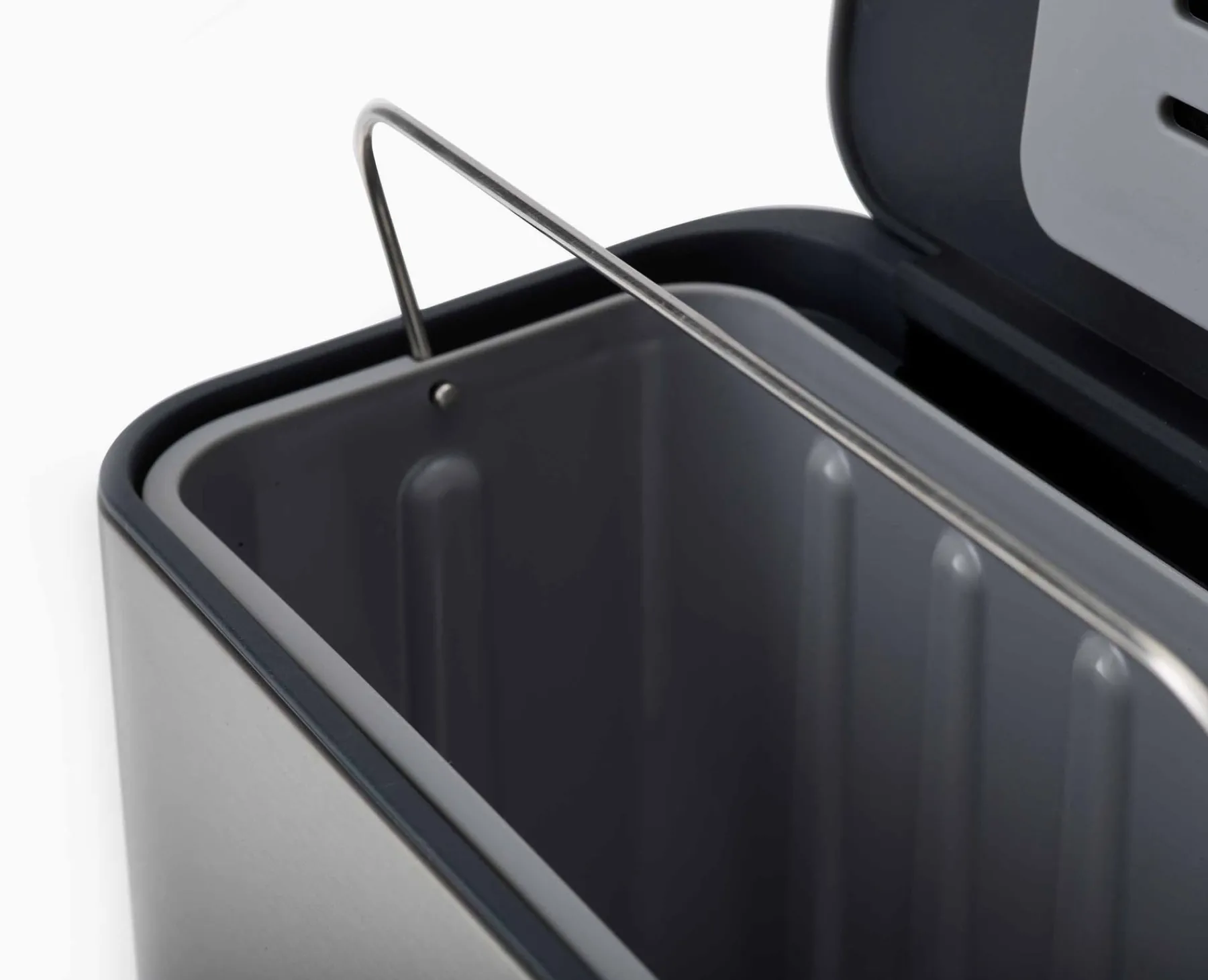 Food Waste Caddies-Joseph Joseph Collect™ 4L Food Waste Caddy Stainless-Steel