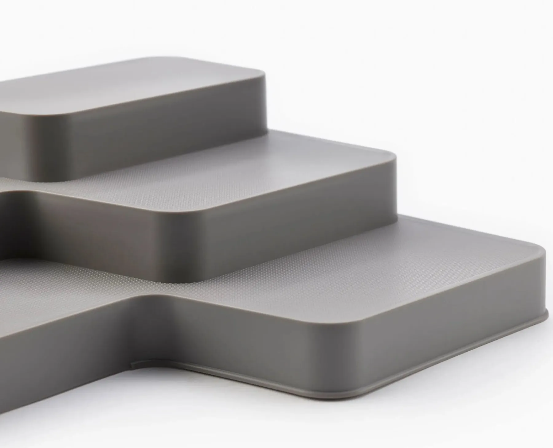 Pantry Organization-Joseph Joseph CupboardStore™ Expandable Tiered Organizer Gray