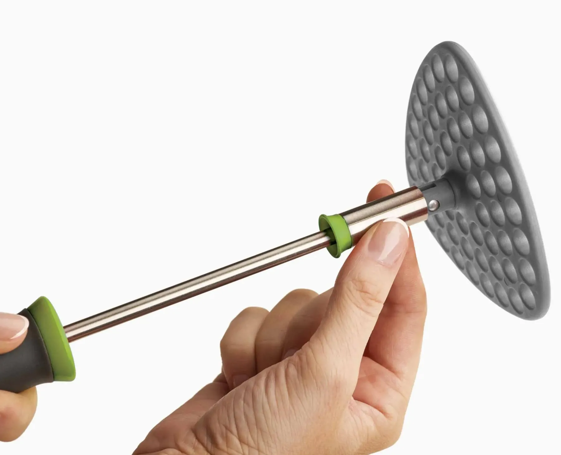 Kitchen Utensils & Gadgets-Joseph Joseph Delta Potato Masher Green