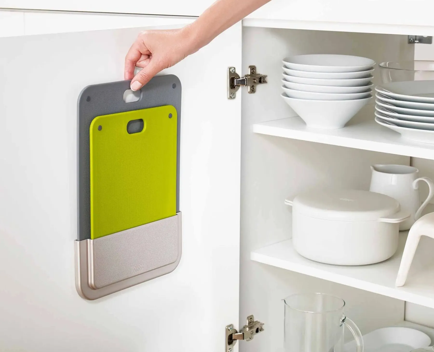 Cutting Boards & Sets-Joseph Joseph DoorStore™ Chop 2-piece Chopping Board Set Gray