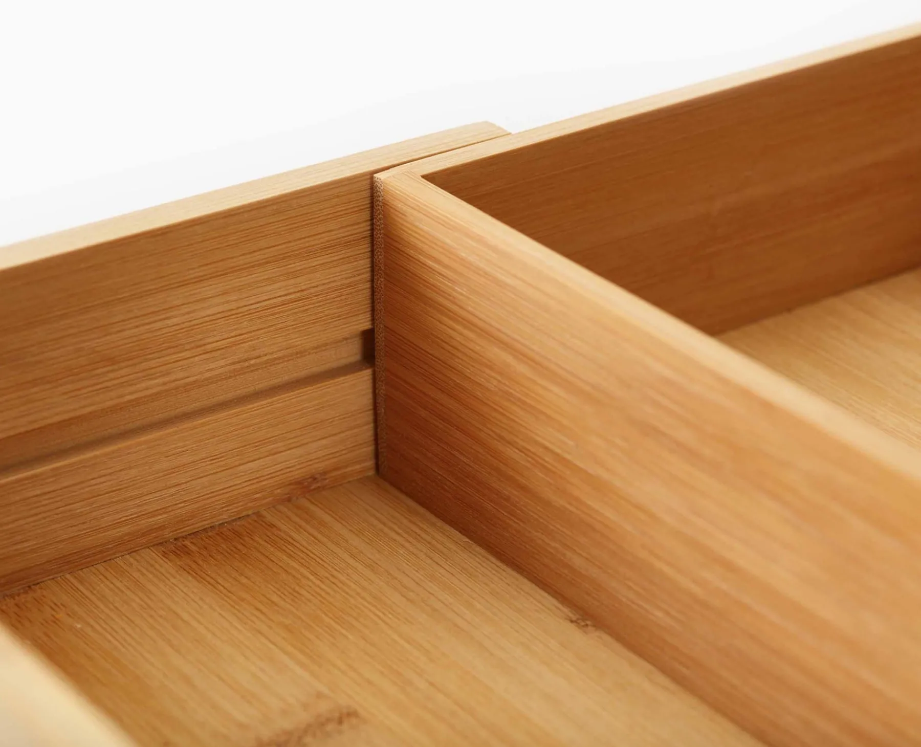 Kitchen Drawer Organizers-Joseph Joseph DrawerStore™ Expanding Cutlery, Utensil & Gadgets Organizer Bamboo