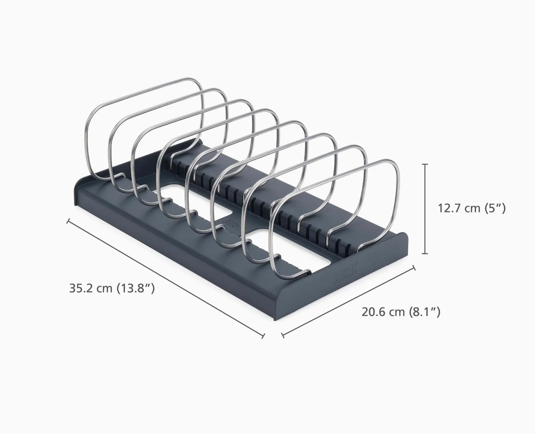 Kitchen Drawer Organizers-Joseph Joseph DrawerStore™ Baking Sheet Organizer Gray