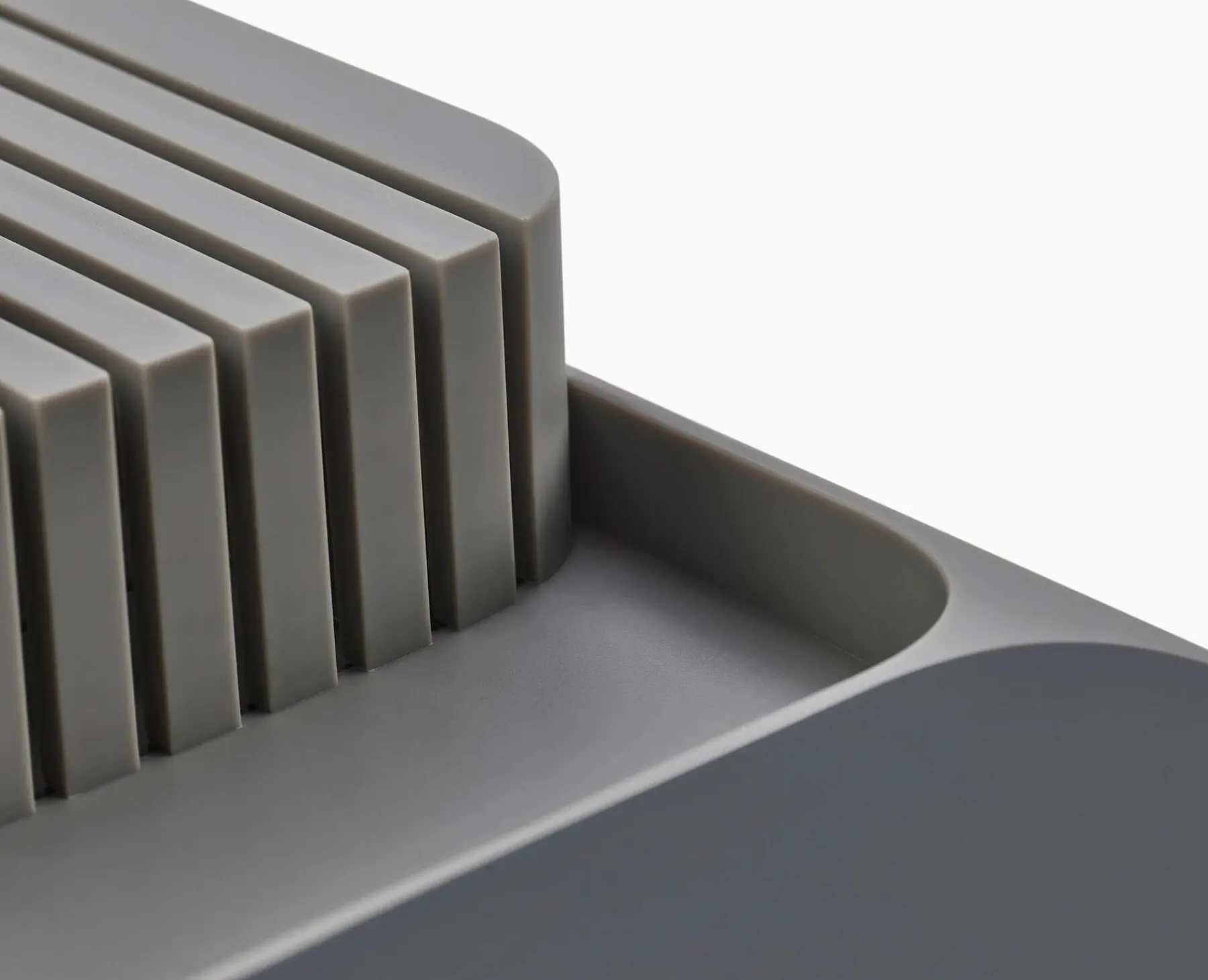 Kitchen Drawer Organizers-Joseph Joseph DrawerStore™ Compact Knife Organizer Gray