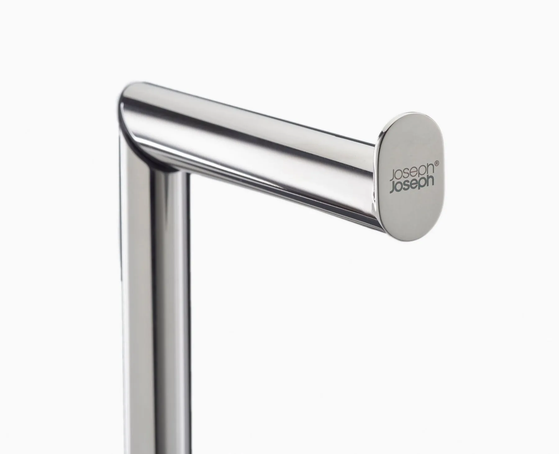 Toilet Paper Holders & Toilet Brushes-Joseph Joseph EasyStore™ Luxe 2-in-1 Toilet Paper Stand Stainless-steel
