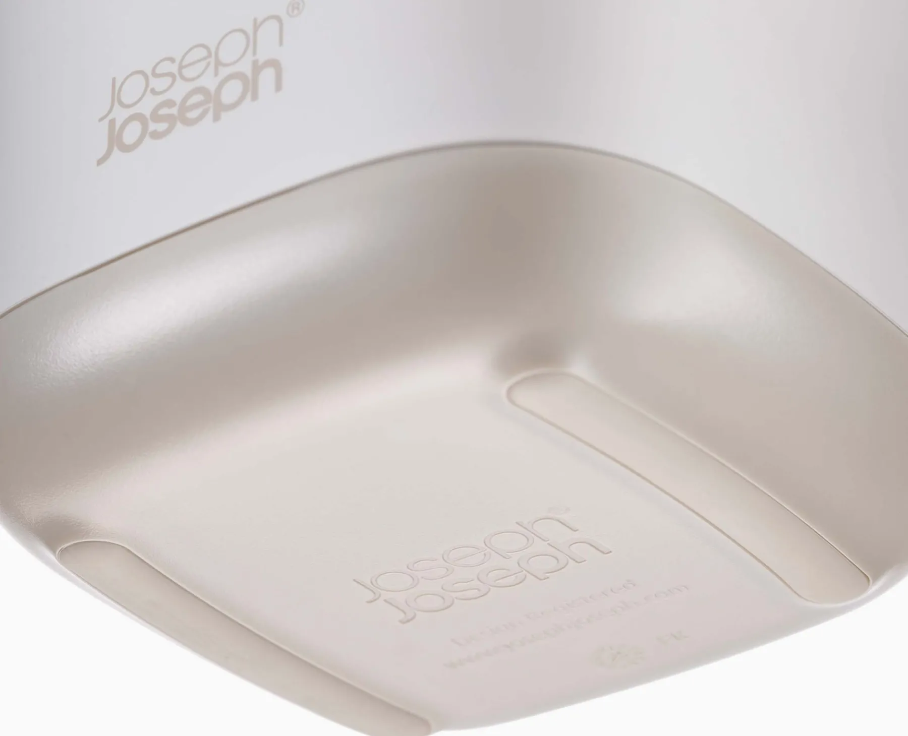 Toothbrush Holders-Joseph Joseph EasyStore™ Matt Toothbrush Holder Ecru