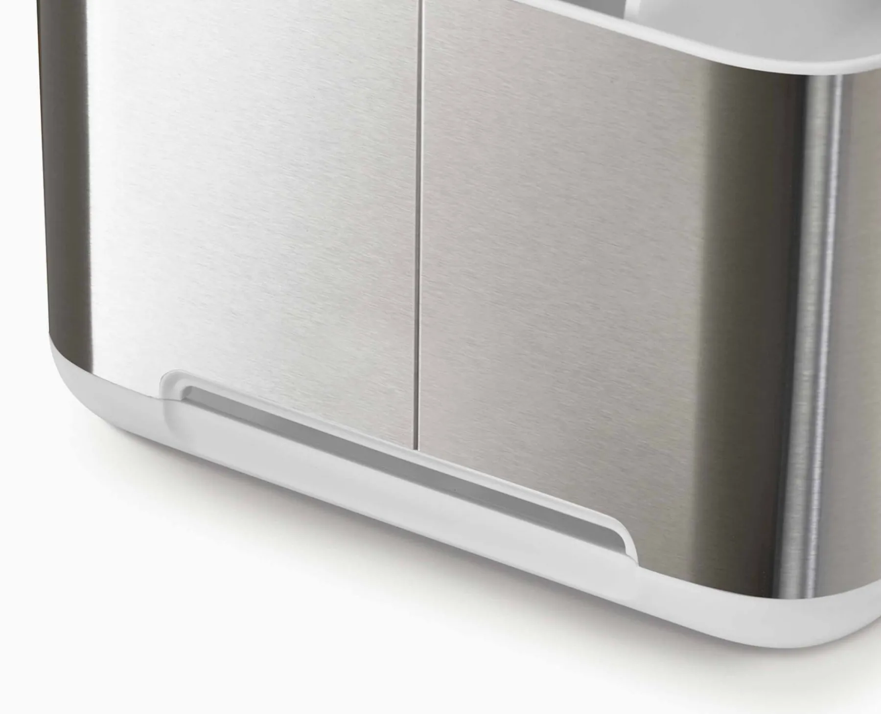 Toothbrush Holders-Joseph Joseph EasyStore™ Large Toothbrush Holder Stainless-steel