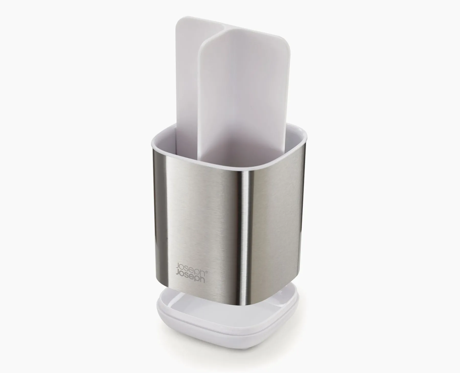 Toothbrush Holders-Joseph Joseph EasyStore™ Toothbrush Holder Stainless-steel