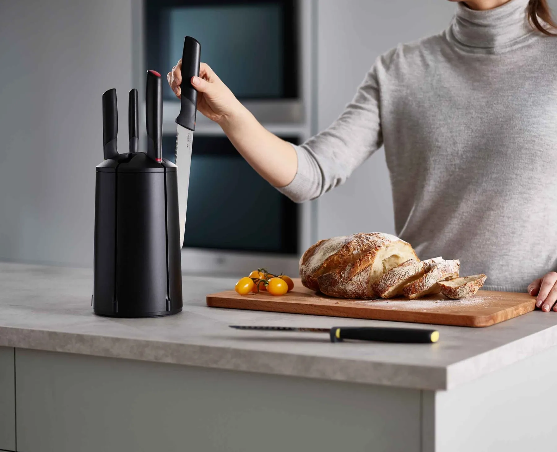 Knives, Knife Sets & Scissors-Joseph Joseph Elevate™ Carousel 5-piece Knives Set Multicolour