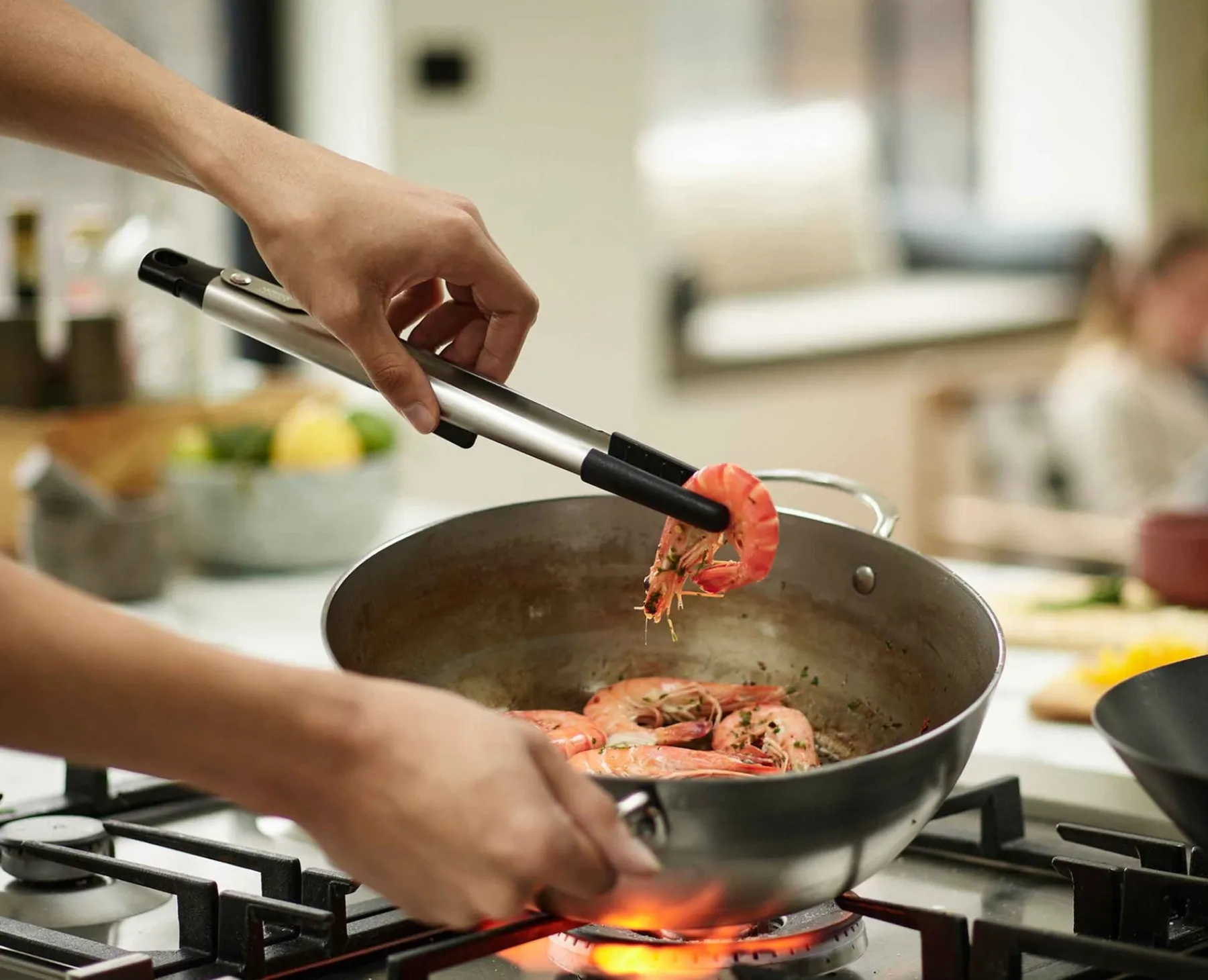 Kitchen Utensils & Gadgets-Joseph Joseph Elevate™ Fusion 2-piece Tong Set Stainless-Steel