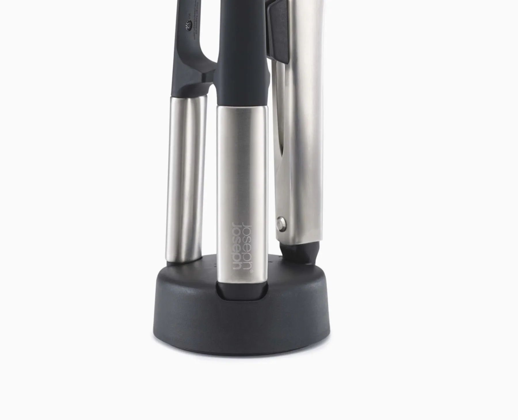 Kitchen Utensils & Gadgets-Joseph Joseph Elevate™ Fusion 3-piece Utensil Set with Compact Stand Stainless-Steel