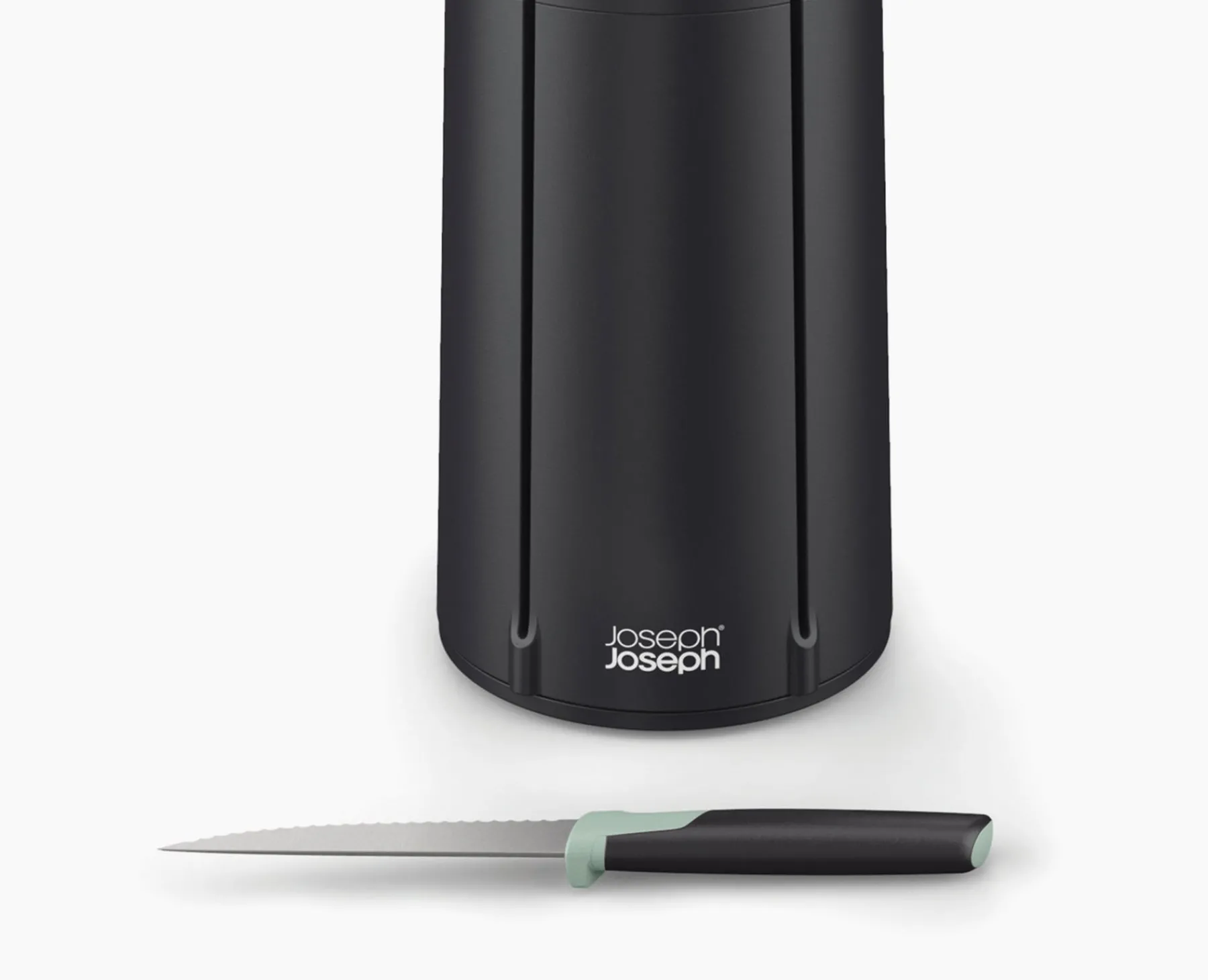 Knives, Knife Sets & Scissors-Joseph Joseph Elevate™ Knives Carousel 5-piece Set - Editions Green