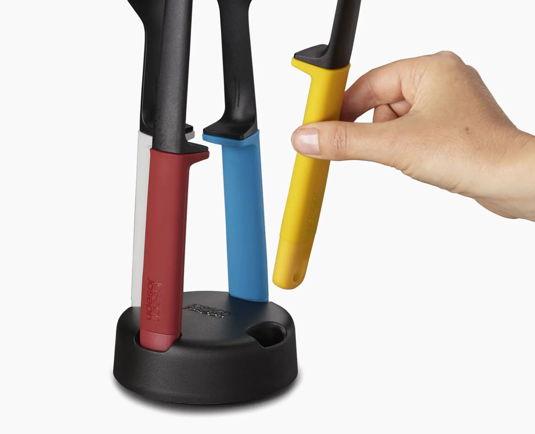 Kitchen Utensils & Gadgets-Joseph Joseph Elevate™ Slim 4-piece Utensil Set with Storage Stand Multicolour