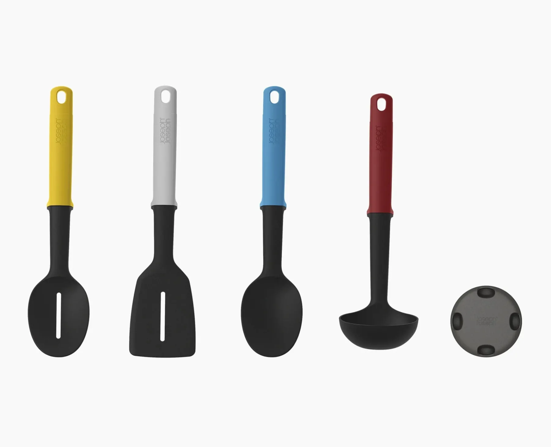 Kitchen Utensils & Gadgets-Joseph Joseph Elevate™ Slim 4-piece Utensil Set with Storage Stand Multicolour