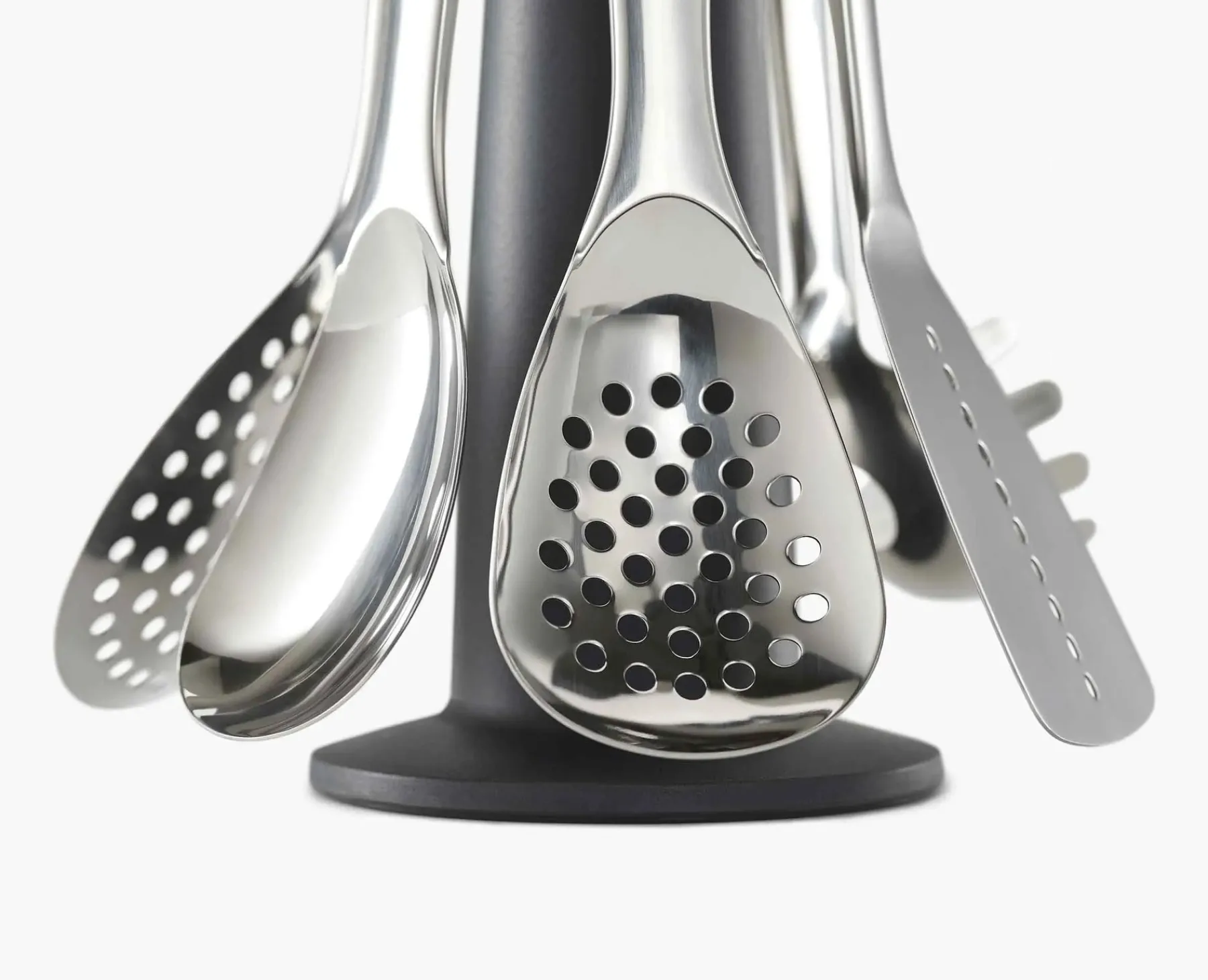 Kitchen Utensils & Gadgets-Joseph Joseph Elevate™ Steel Utensils Carousel Set Stainless-steel