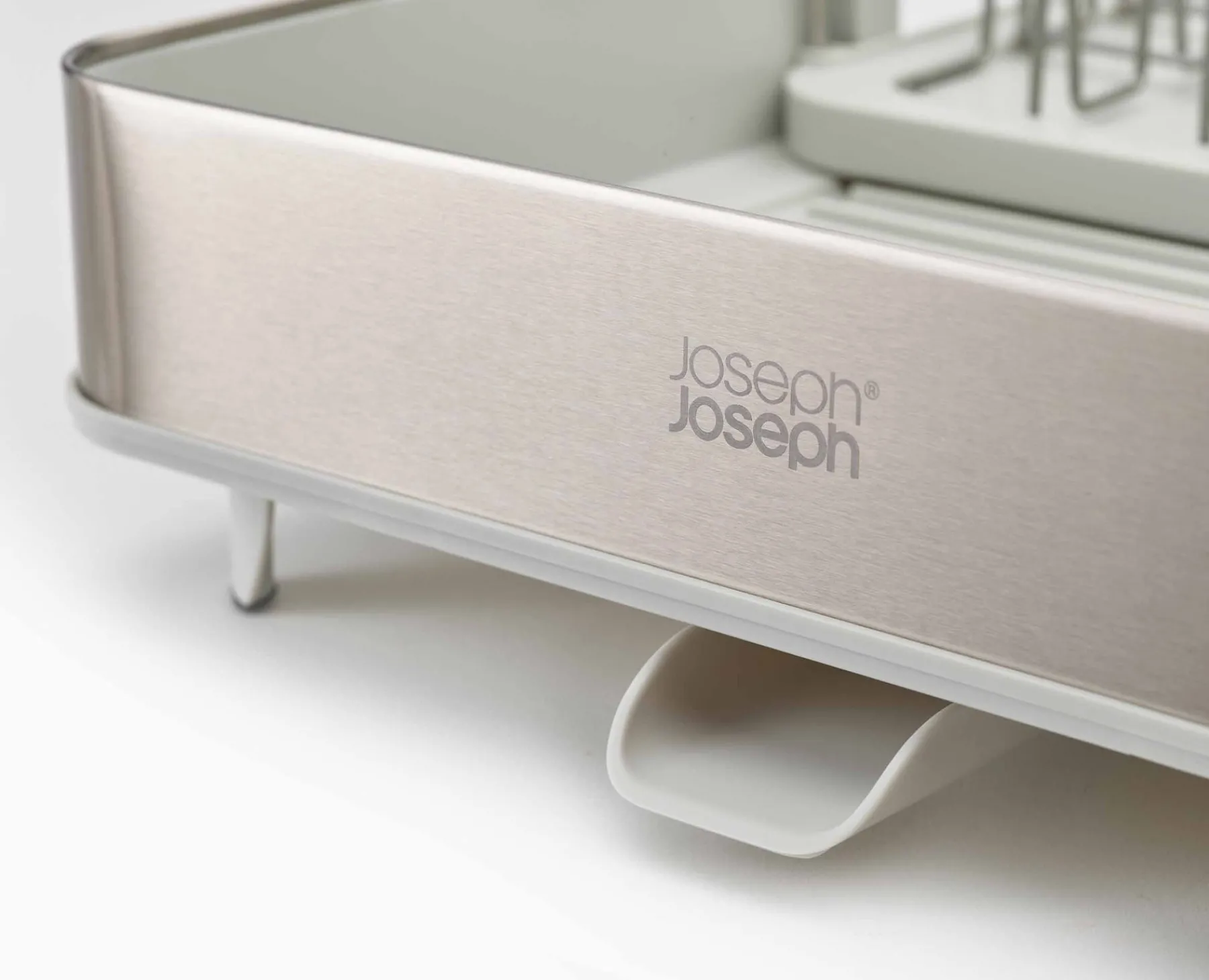 Dish Racks & Drainers-Joseph Joseph Extend™ Steel Expandable Dish Rack Stone