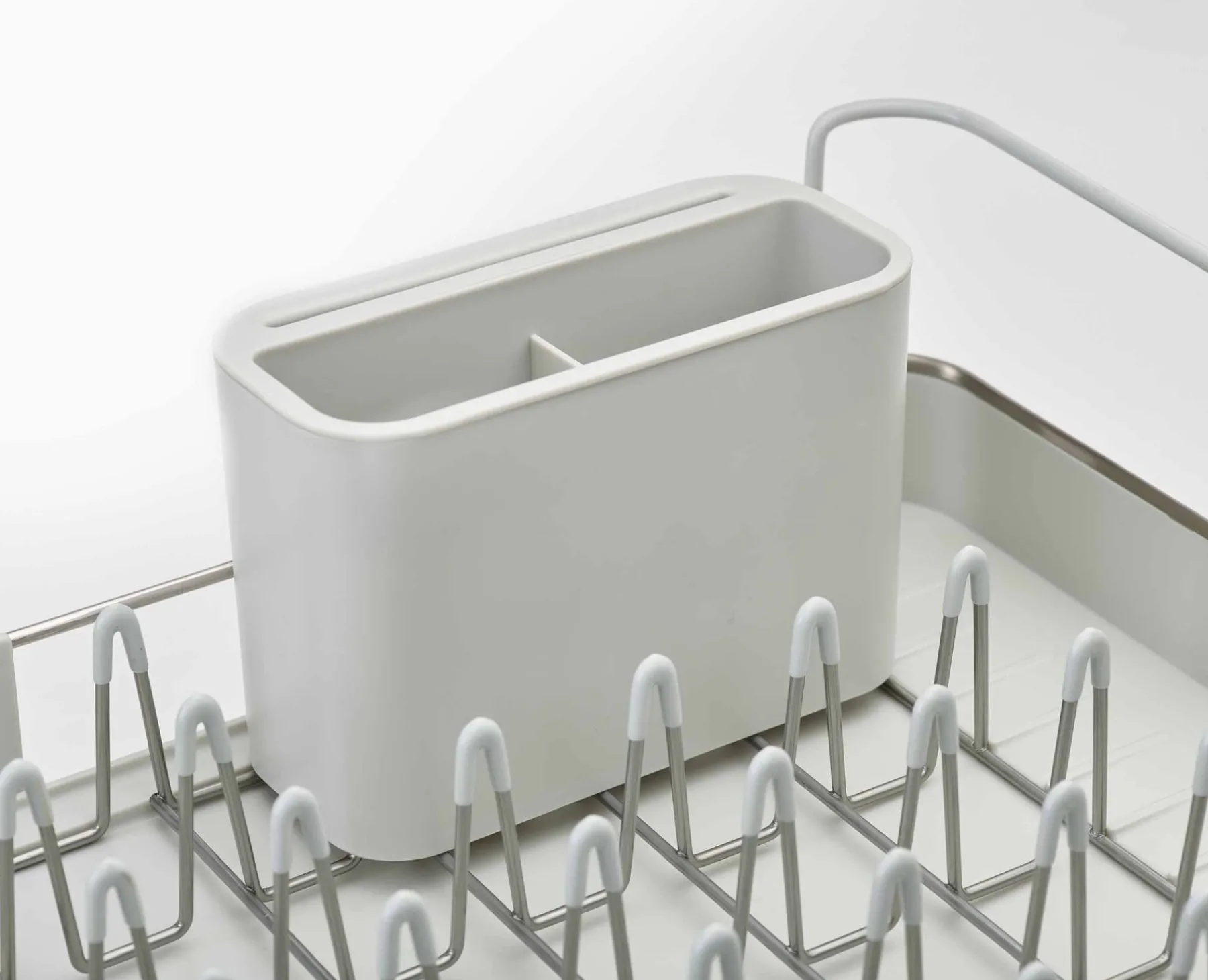 Dish Racks & Drainers-Joseph Joseph Extend™ Steel Expandable Dish Rack Stone