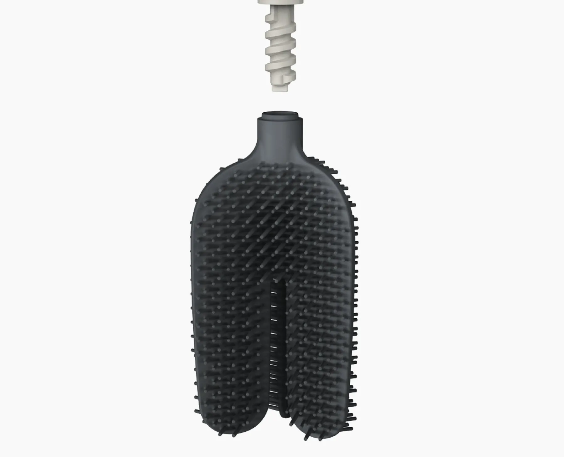 Toilet Paper Holders & Toilet Brushes-Joseph Joseph Flex™ 360 Luxe Toilet Brush with Finish Stainless-steel