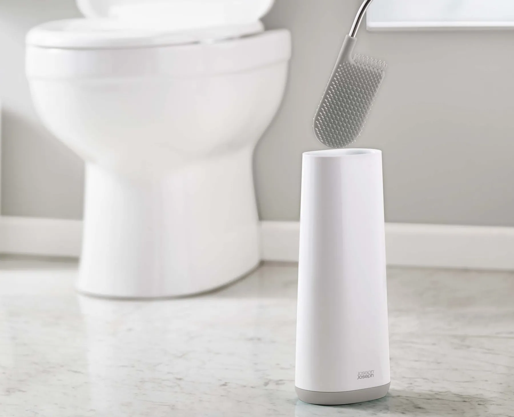 Toilet Paper Holders & Toilet Brushes-Joseph Joseph Flex™ Toilet Brush Light gray