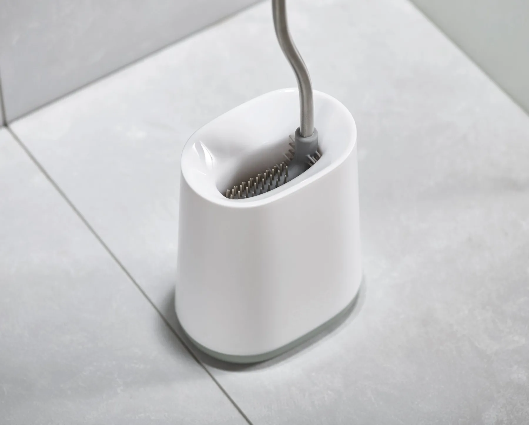 Toilet Paper Holders & Toilet Brushes-Joseph Joseph Flex™ Lite Pack of 2 Toilet Brushes Light gray