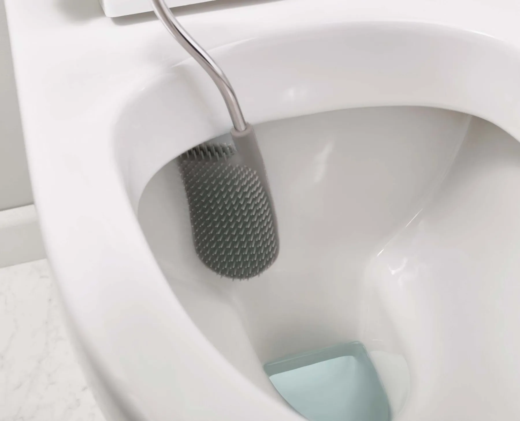 Toilet Paper Holders & Toilet Brushes-Joseph Joseph Flex™ Lite Toilet Brush Light gray