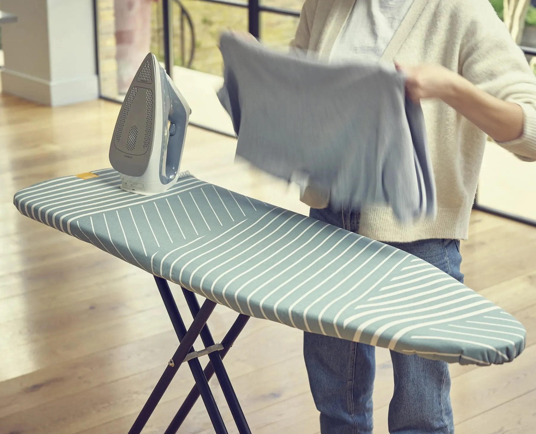 Ironing Boards & Covers-Joseph Joseph Flexa™ Easy-fit Ironing Board Cover Gray
