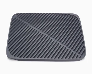Dish Racks & Drainers-Joseph Joseph Flume™ Dish Draining Mat Gray