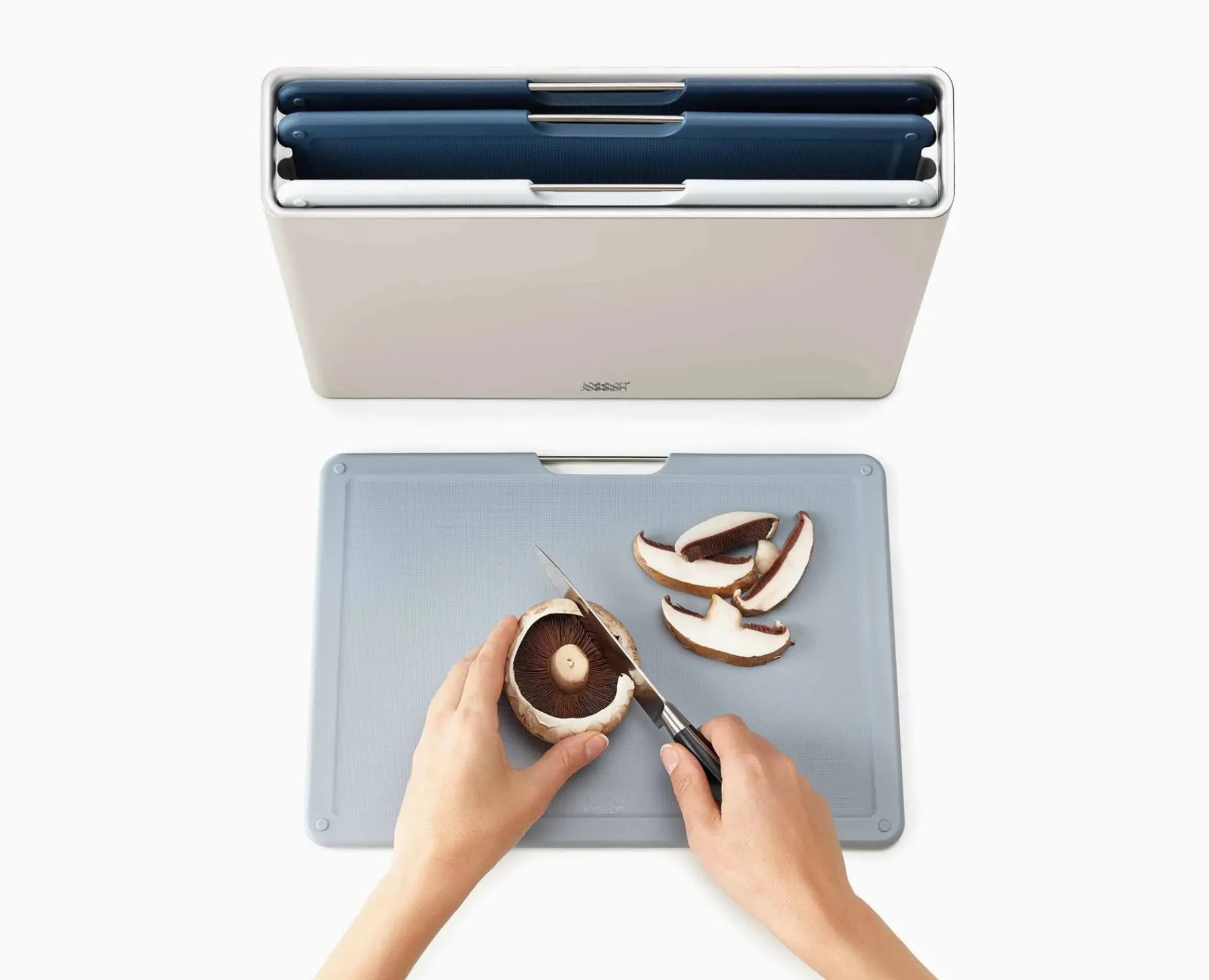 Cutting Boards & Sets-Joseph Joseph Folio™ 4-piece Cutting Board Set - Editions Blue
