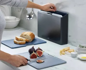 Cutting Boards & Sets-Joseph Joseph Folio™ 4-piece Cutting Board Set Large Gray