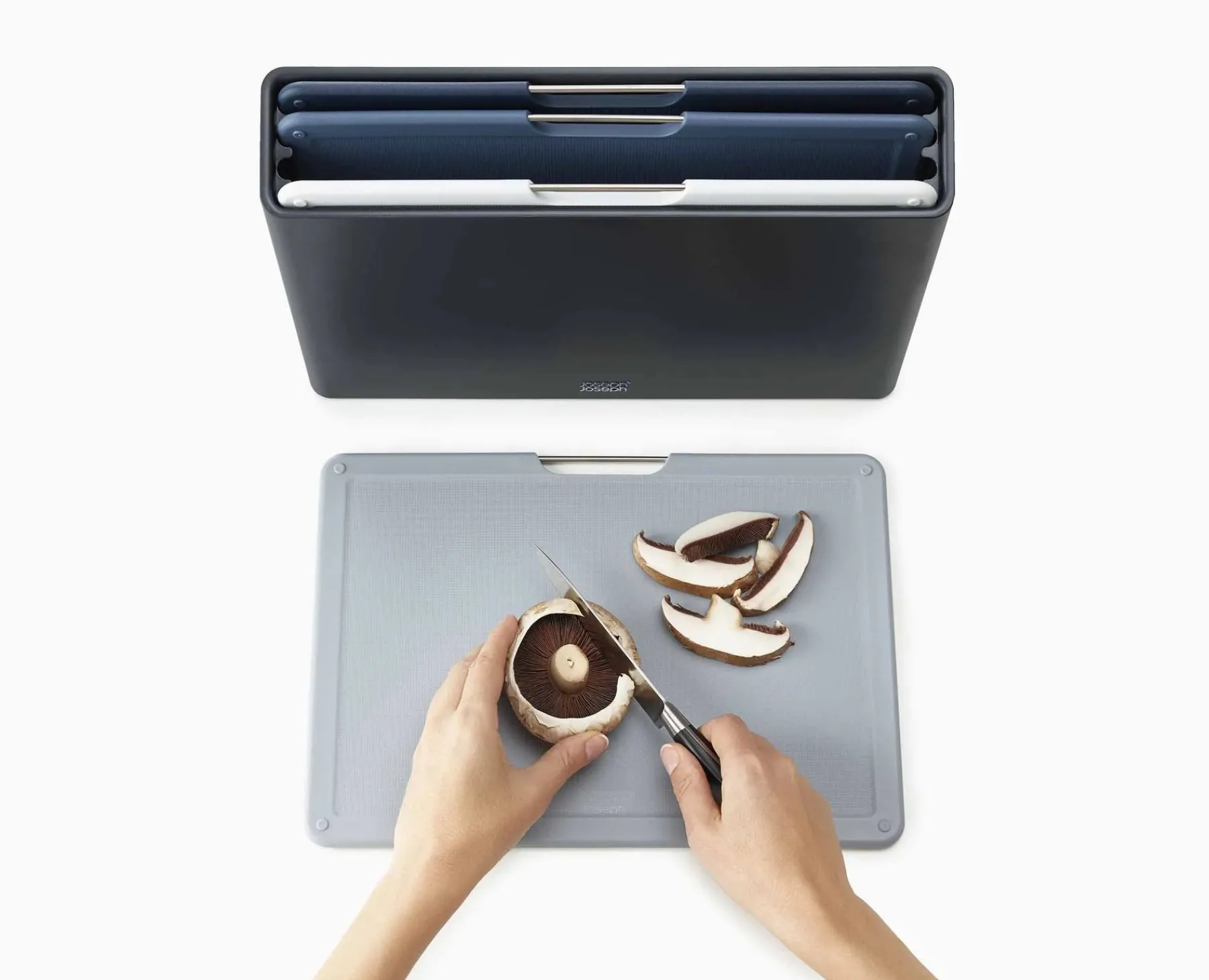 Cutting Boards & Sets-Joseph Joseph Folio™ 4-piece Cutting Board Set Large Gray