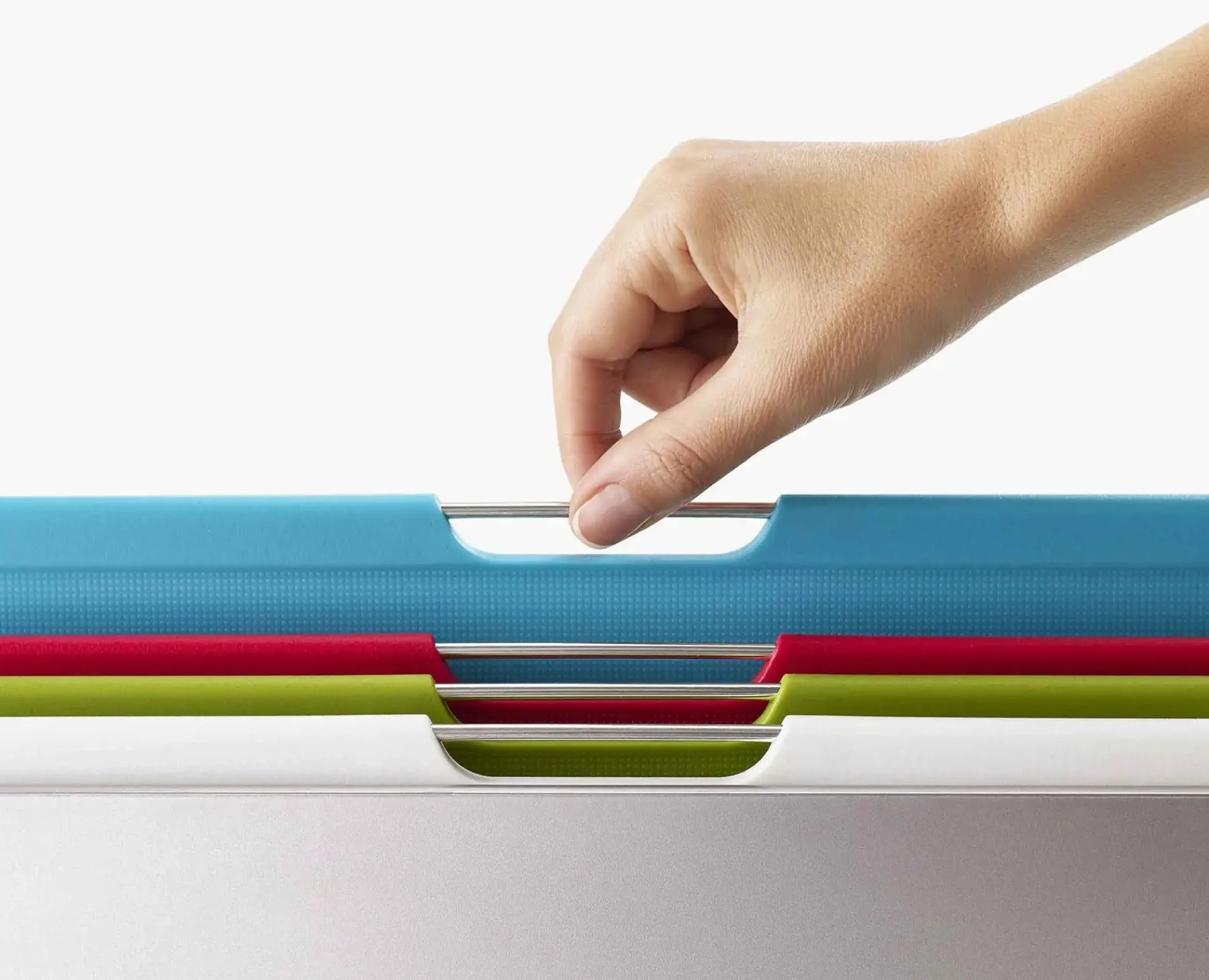 Cutting Boards & Sets-Joseph Joseph Folio™ 4-piece Cutting Board Set Large Silver