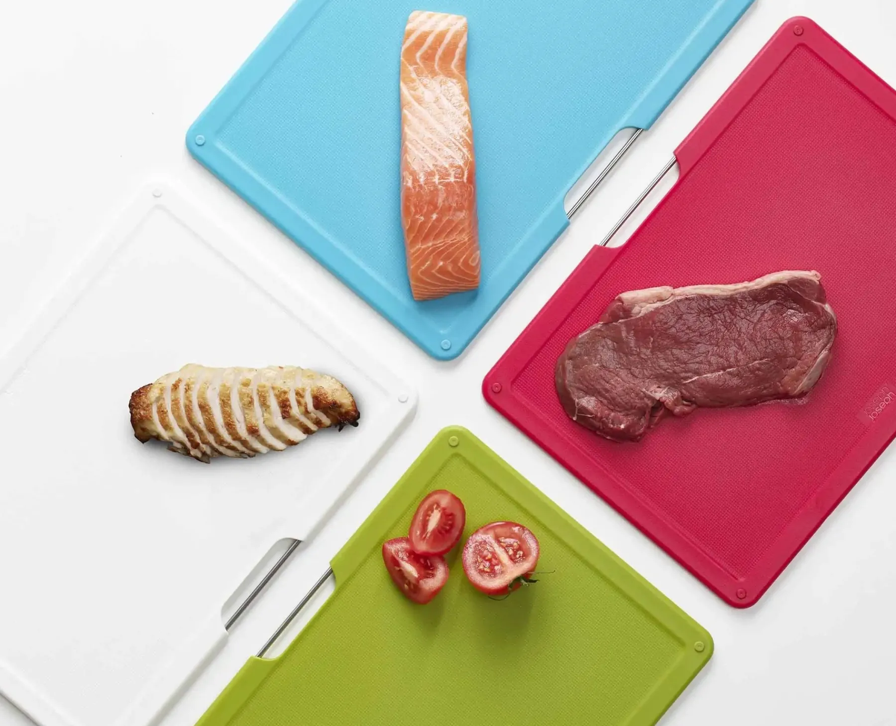 Cutting Boards & Sets-Joseph Joseph Folio™ 4-piece Cutting Board Set Large Silver