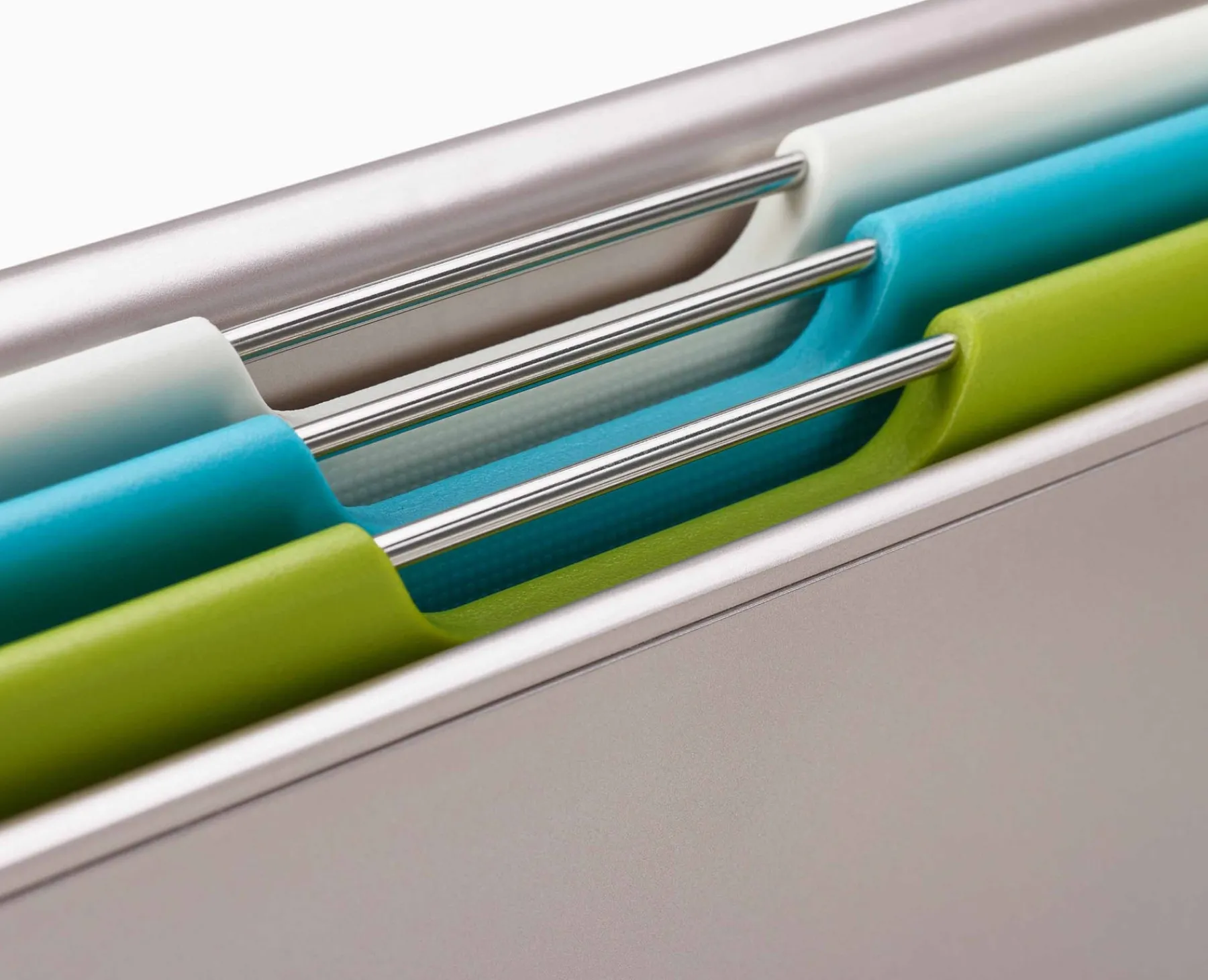 Cutting Boards & Sets-Joseph Joseph Folio™ Slim 3-piece Under-shelf Cutting Board Set Multicolour