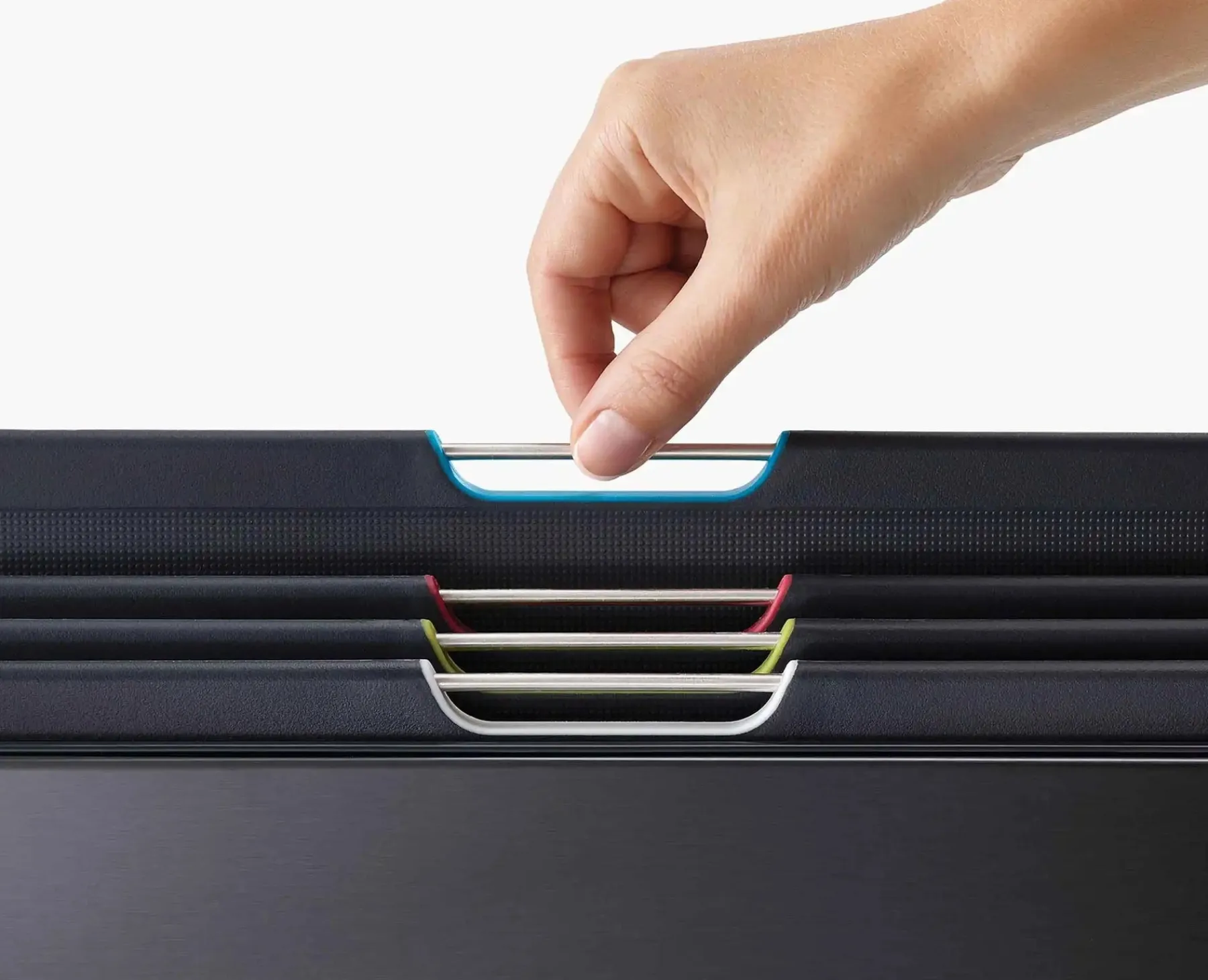 Cutting Boards & Sets-Joseph Joseph Folio™ Steel 4-piece Cutting Board Set Black