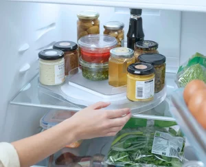 Fridge Organization-Joseph Joseph FridgeStore™ Rotating Organizer Clear