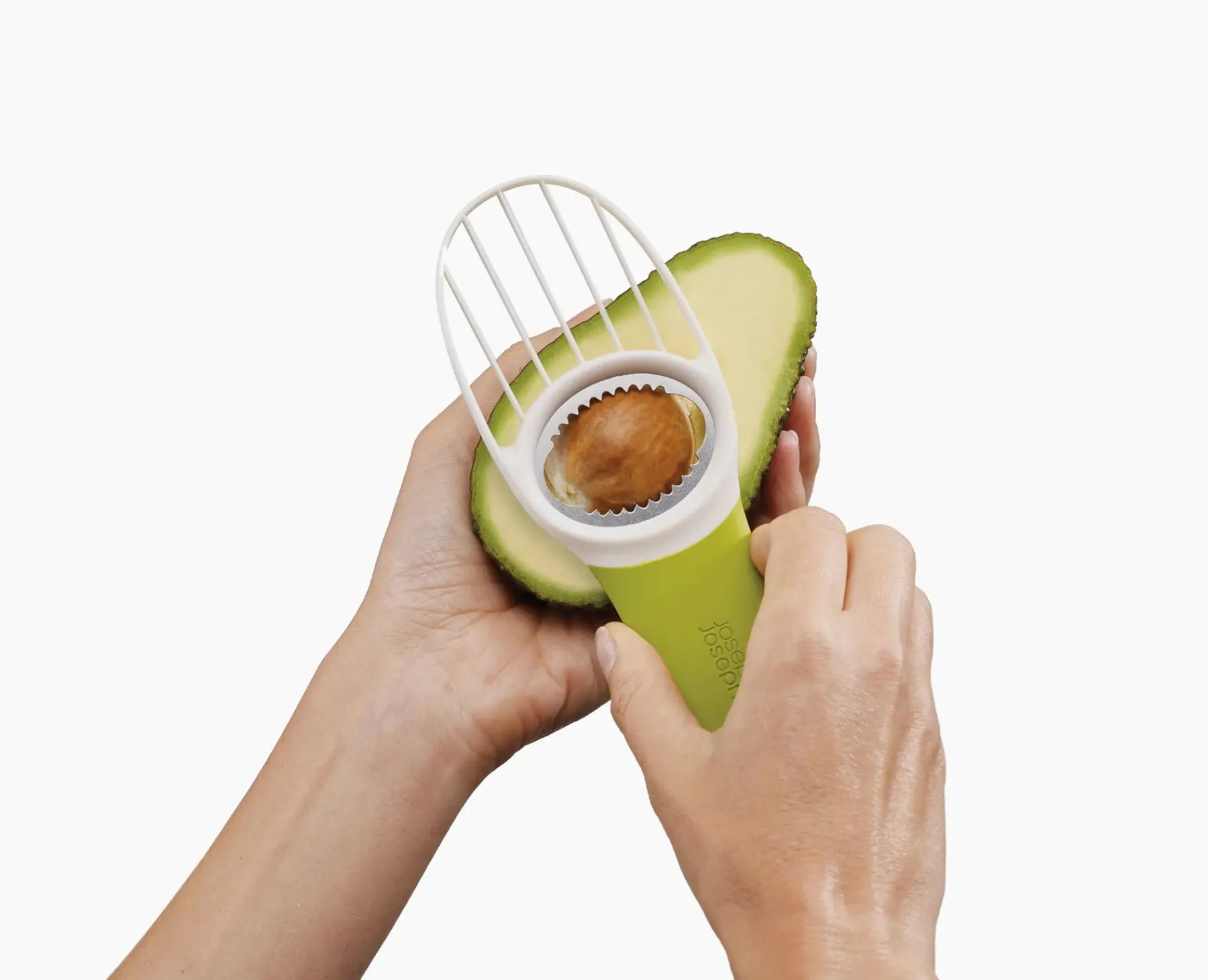 Kitchen Utensils & Gadgets-Joseph Joseph GoAvocado™ 3-in-1 Avocado Tool Green