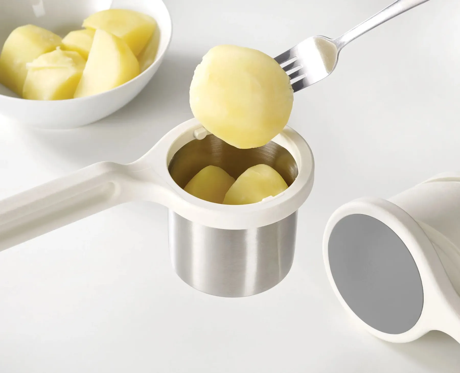 Kitchen Utensils & Gadgets-Joseph Joseph Helix Potato Ricer White