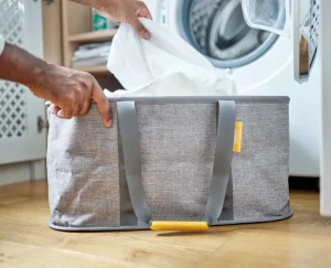 Laundry Baskets-Joseph Joseph Hold-All™ Collapsible 35L Laundry Basket Gray