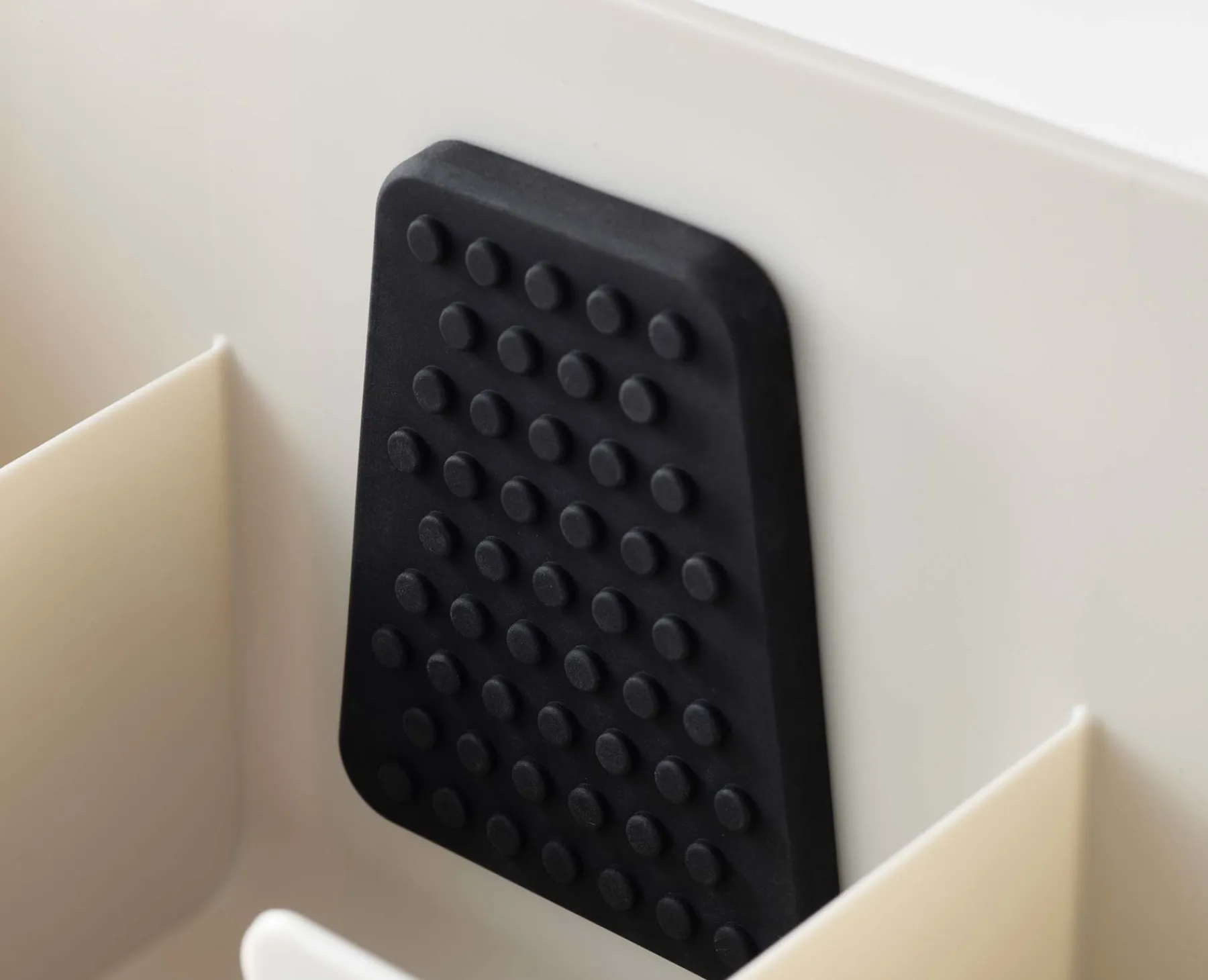 Ironing Boards & Covers-Joseph Joseph IronHub™ Wall-mounted Iron Storage Caddy Ecru
