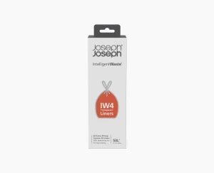 Trash Bags & Filters-Joseph Joseph IW4 50L Trash Bags Clear